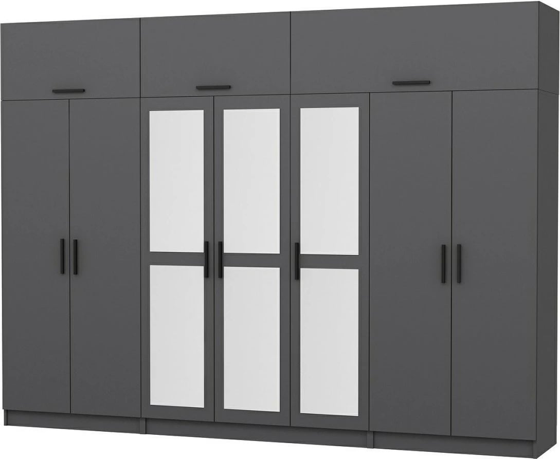 Dollap i madh, ngjyrë antracit, Skye Decor, 5281