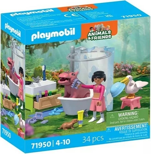 Set lodrash Playmobil Animals & Friends 71950, 34 pjesë, me kafshë dhe aksesorë, shumëngjyrësh