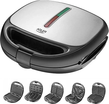Sandviç Maker Adler AD 3040, 1200 W, i Zi
