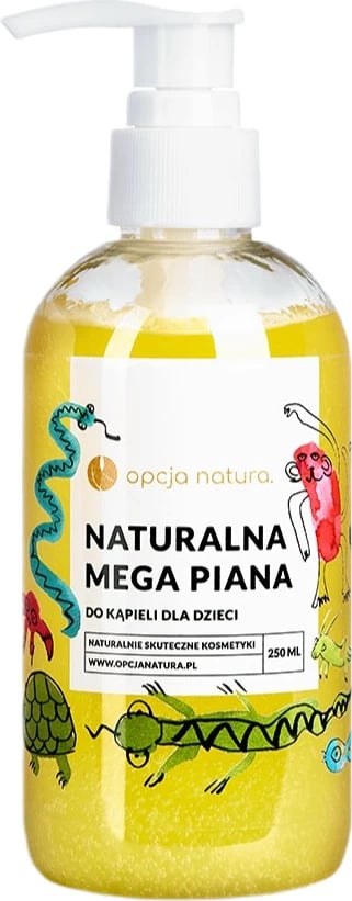Shkumë për larje për fëmijë Opcja Natura Natural Mega Foam 250ml