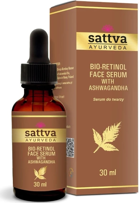 Serum për fytyrë Sattva Bio-Retinol me Ashwagandha për femra, 30ml