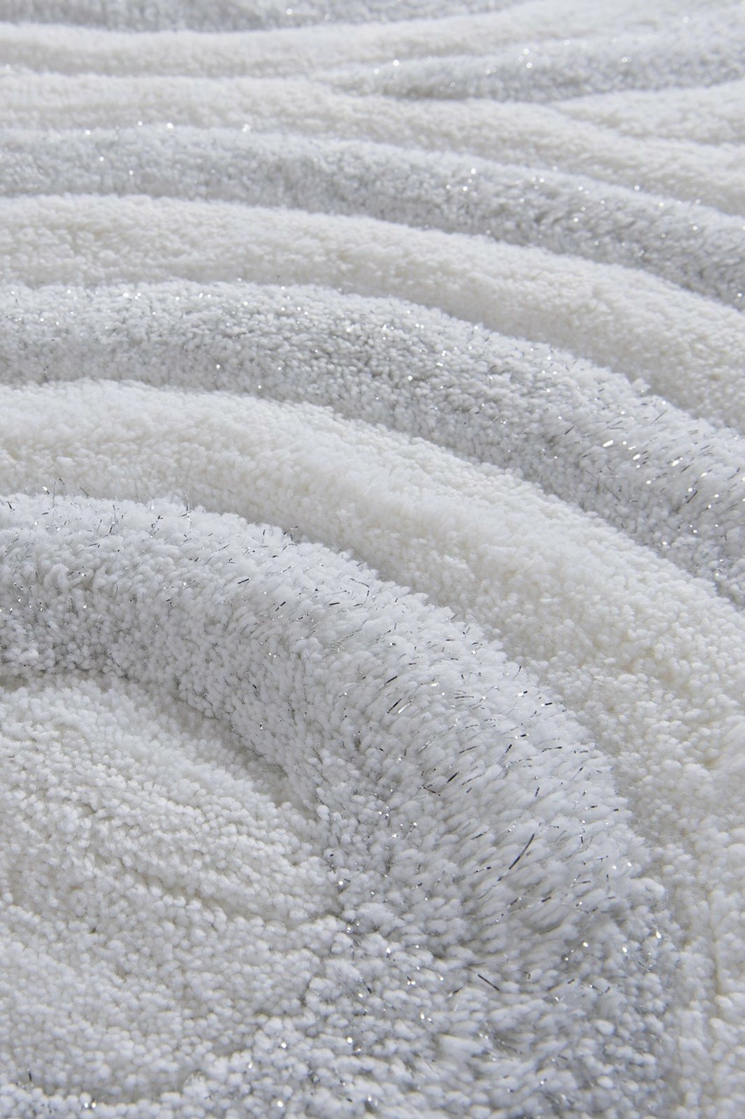 Set tapetash për banjo, 3 copë, Mijölnir, model vale, e bardhë