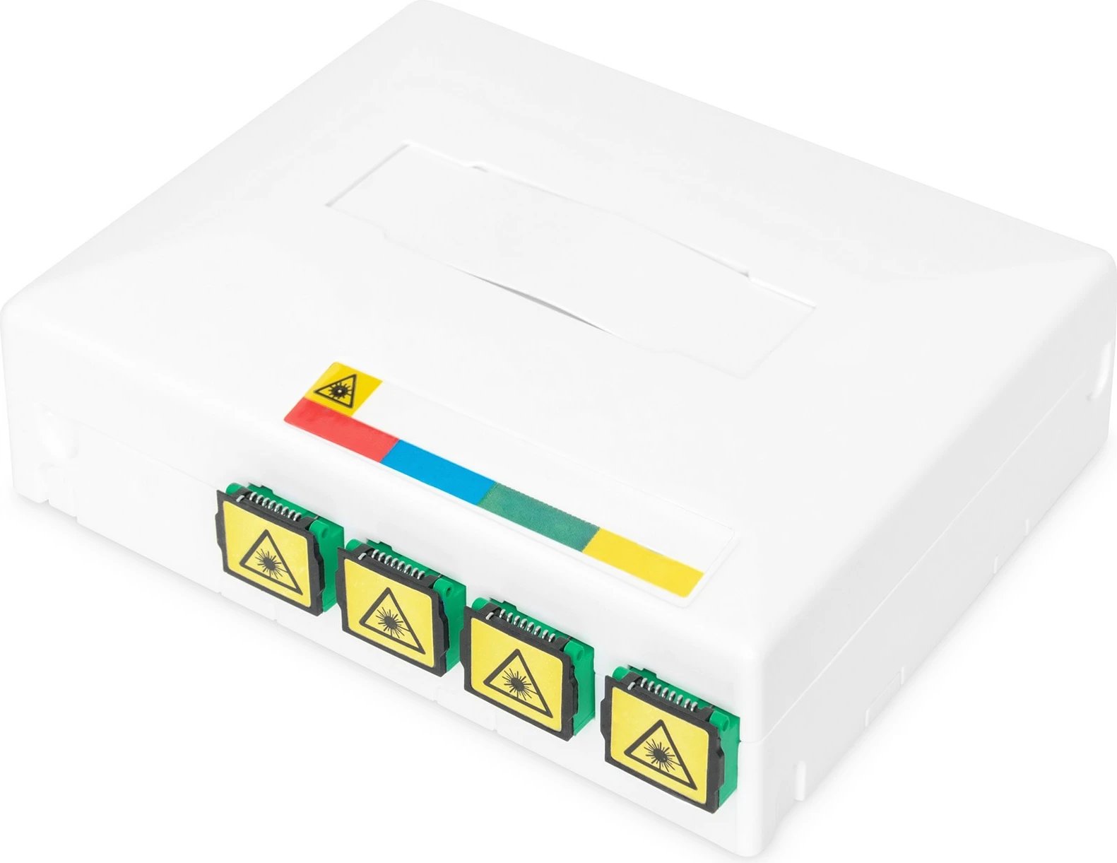 Kasë rrjeti Digitus FTTX me 4x SC SX, e bardhë