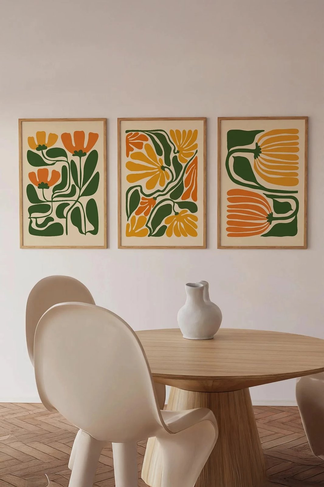 Pikturë dekorative me kornizë (3 copë), Wallity, Ersy3Ham6