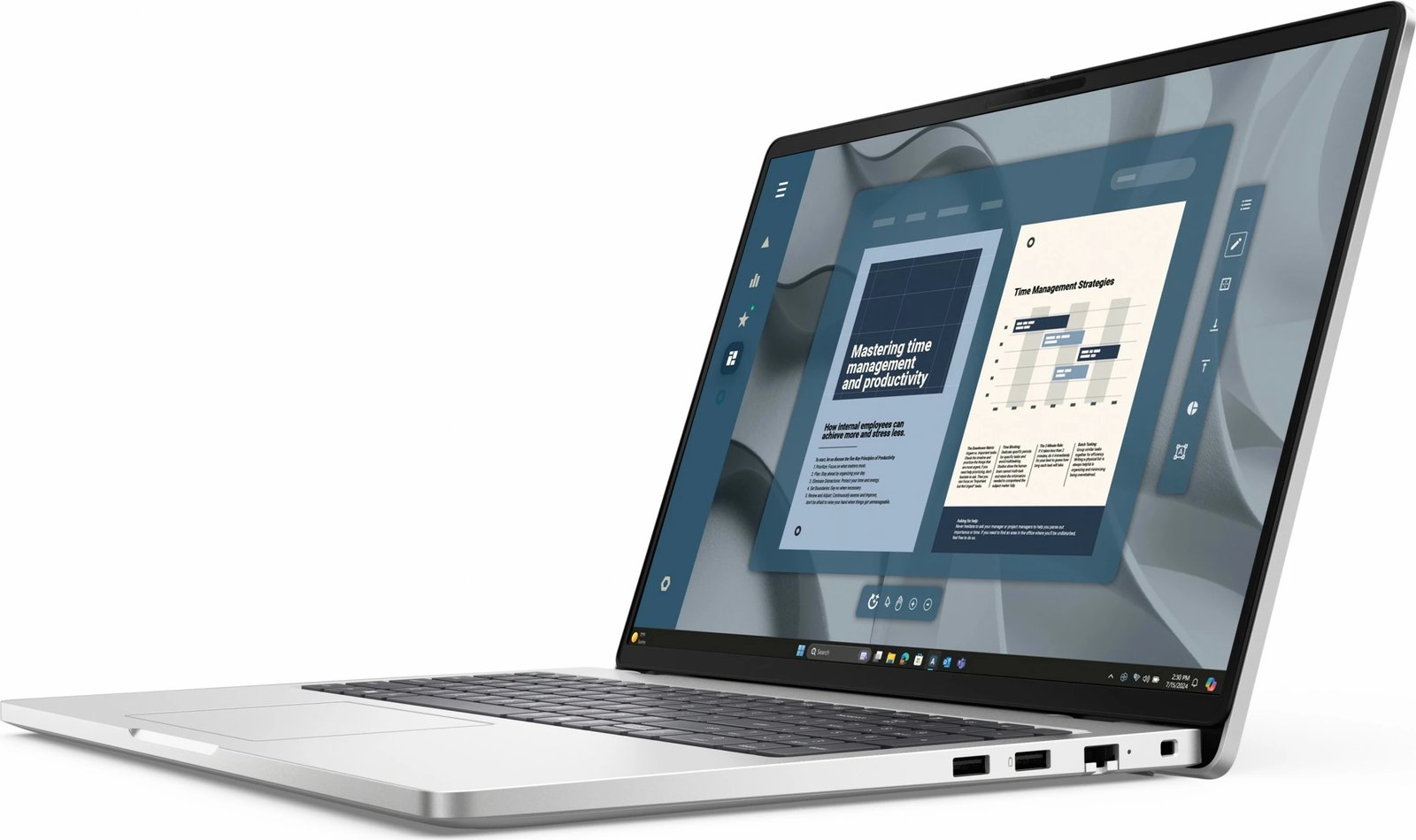 Laptop DELL Pro 16 PC16255, AMD Ryzen AI 5 PRO 340, 16GB RAM, 512GB SSD, 16 inç, gri