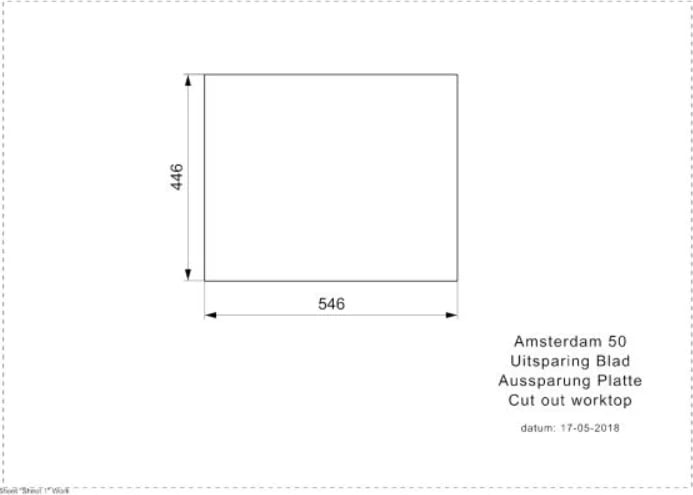 Lavaman graniti, Amsterdam 50, hiri