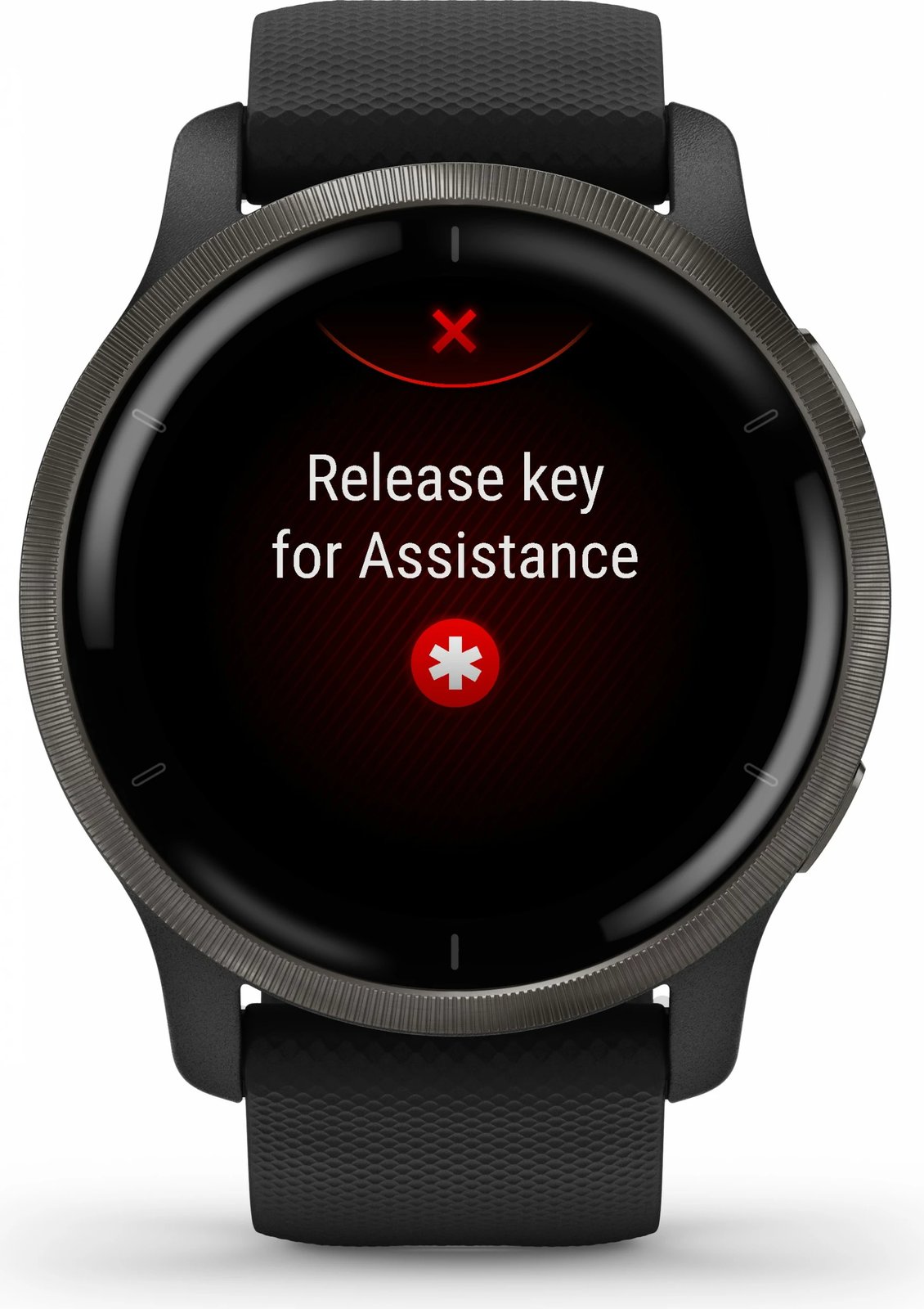 Smartwatch Garmin Venu 2 45mm, ekran AMOLED, rrip silikoni, i zi
