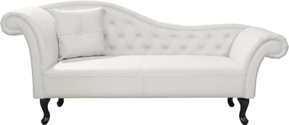 Reel Chesterfield Niovi, ngjyrë e bardhë, FH3007.02, 190x61x84 cm