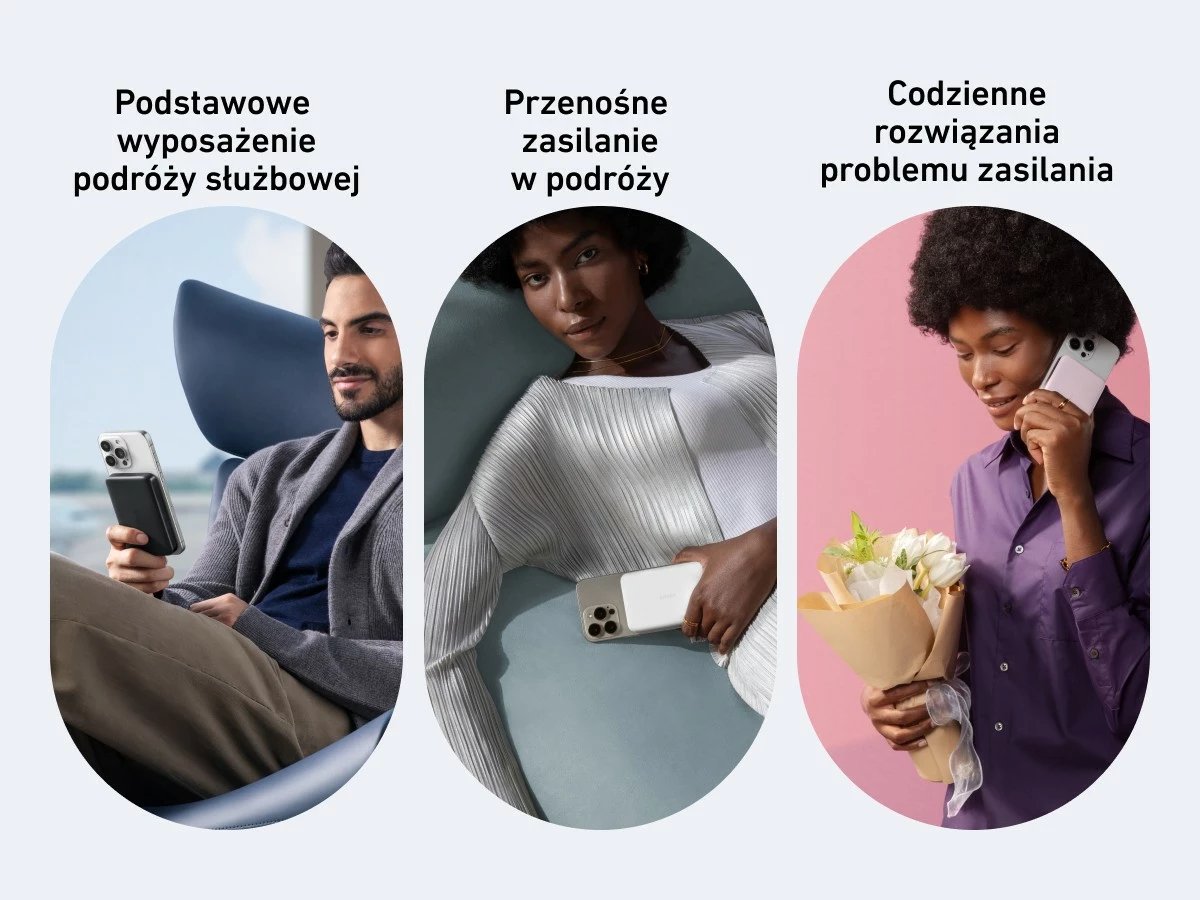 Powerbank me valë Anker MagGo A1664H11, 10000mAh, USB-C, iPhone 12–15, e zezë