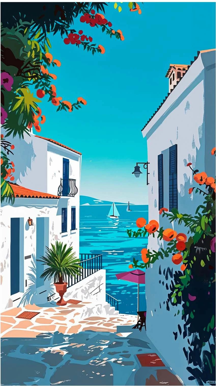 Pikturë dekorative me kornizë MDF, Wallity, Mp-00105, 30x40cm