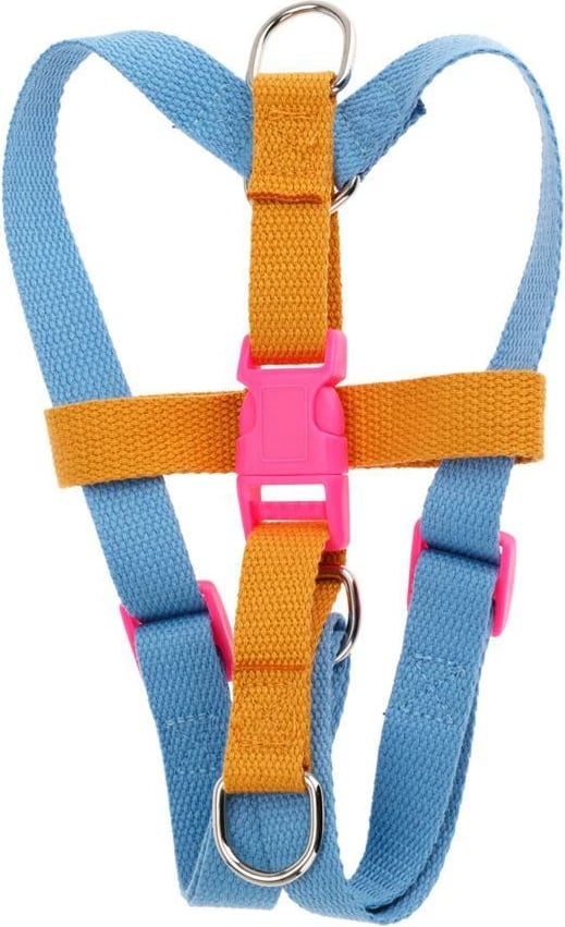Harnesë qeni KOOPMAN 42-50cm, Blu-Mustard