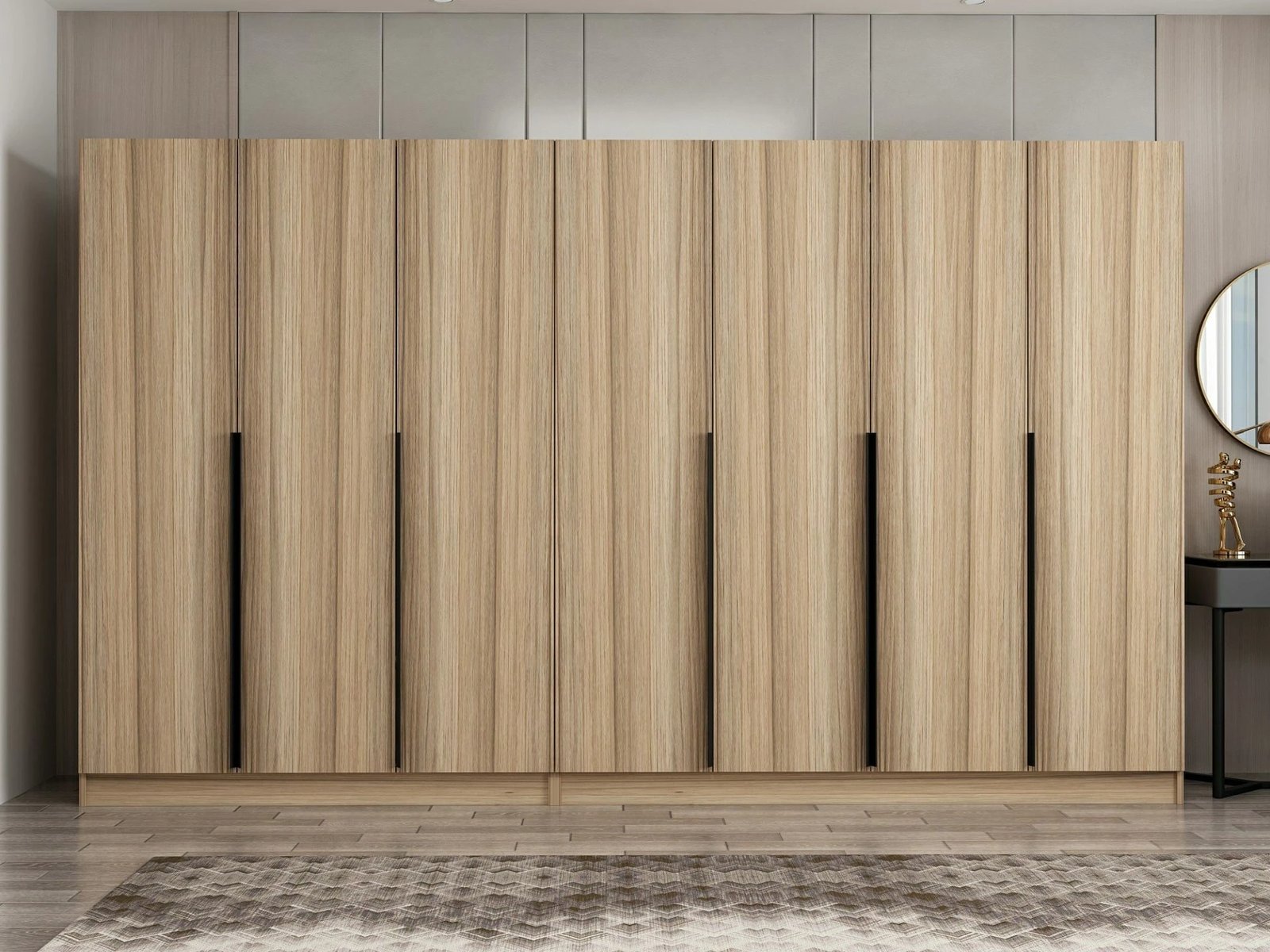 Dollap për dhomë gjumi, ngjyrë lisi, Skye Decor Kale Plus - 7799