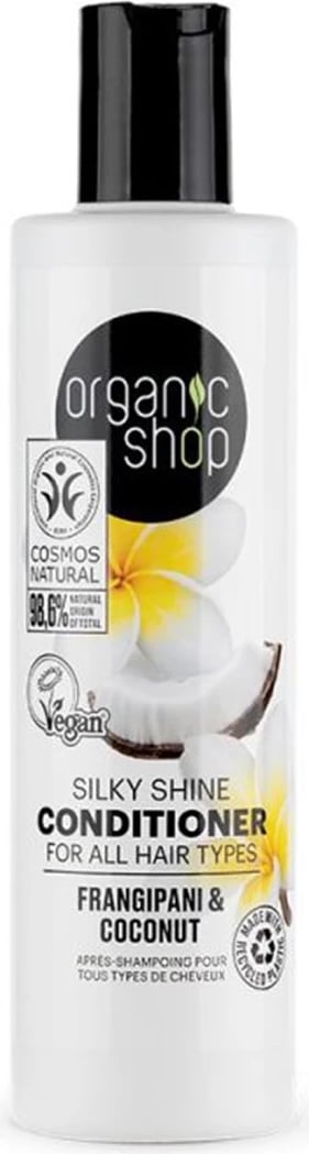 Kondicioner flokësh unisex Organic Shop Frangipani & Coconut 280ml