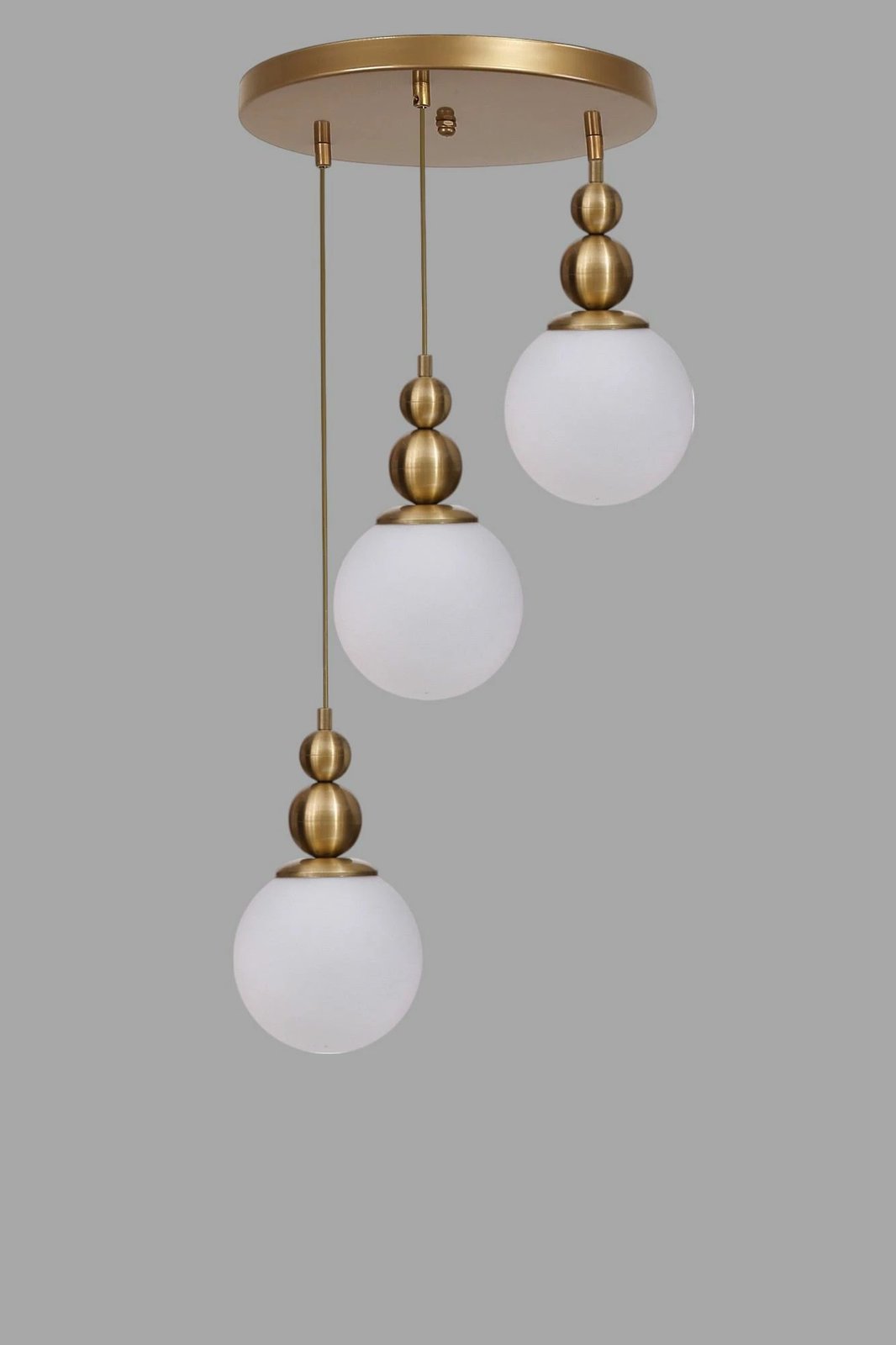 Llambë tavani Opviq, e bardhë dhe ari, 9050-3