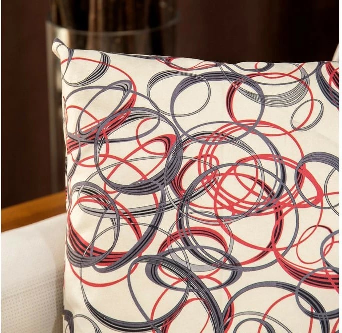 Jastëk dekorativ Evila Originals, ngjyrë krem, Boca