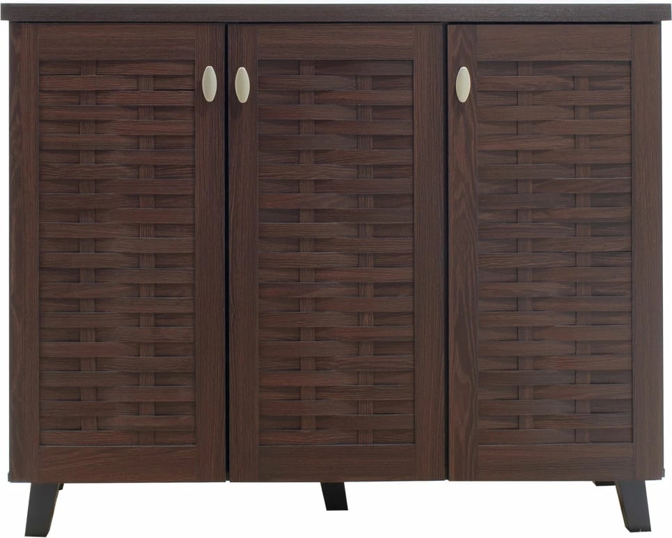 Dollap këpucësh MANTAM 16 palë, ngjyrë arre, 115.5x40x92cm