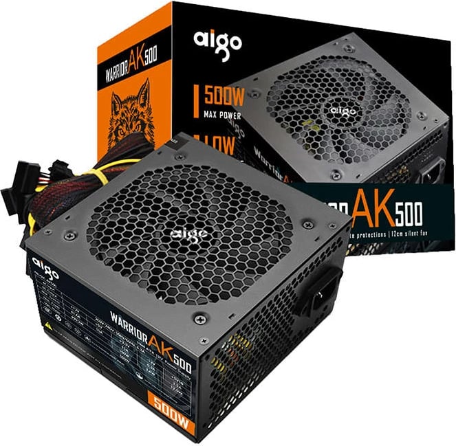 Kasë energjie Aigo AK500, 500W, e zezë