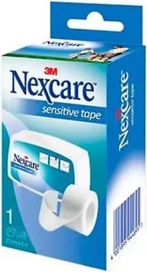 Shirit ngjitës mjekësor 3M Nexcare Papel Blanco unisex i bardhë 5m x 2.5cm 1 copë