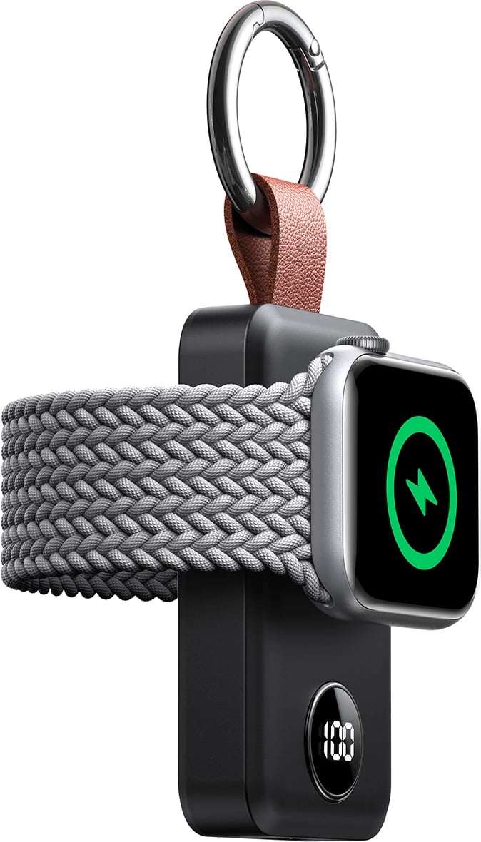 Powerbank wireless Joyroom JR-WQW01 për Apple Watch, 2000mAh, 3W, e zezë