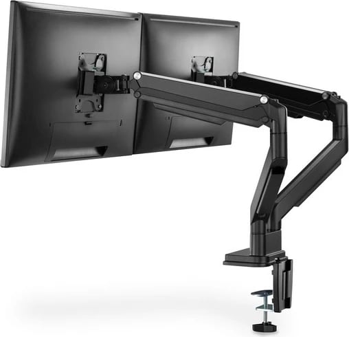 Krah tavoline për dy monitorë Digitus DA-90395, 15-32", i zi mat Krah tavoline për dy monitorë Digitus DA-90395, 15-32", i zi mat