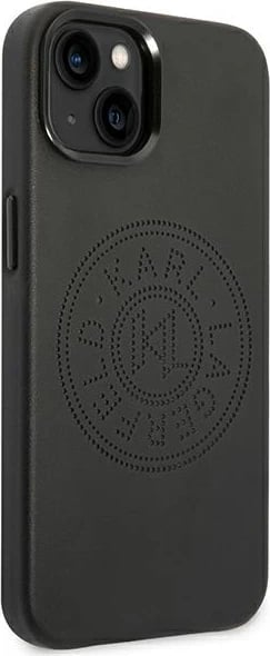 Mbështjellës Karl Lagerfeld KLHCP14MFWHK për iPhone 14 Plus 6.7", lëkurë ekologjike, i zi