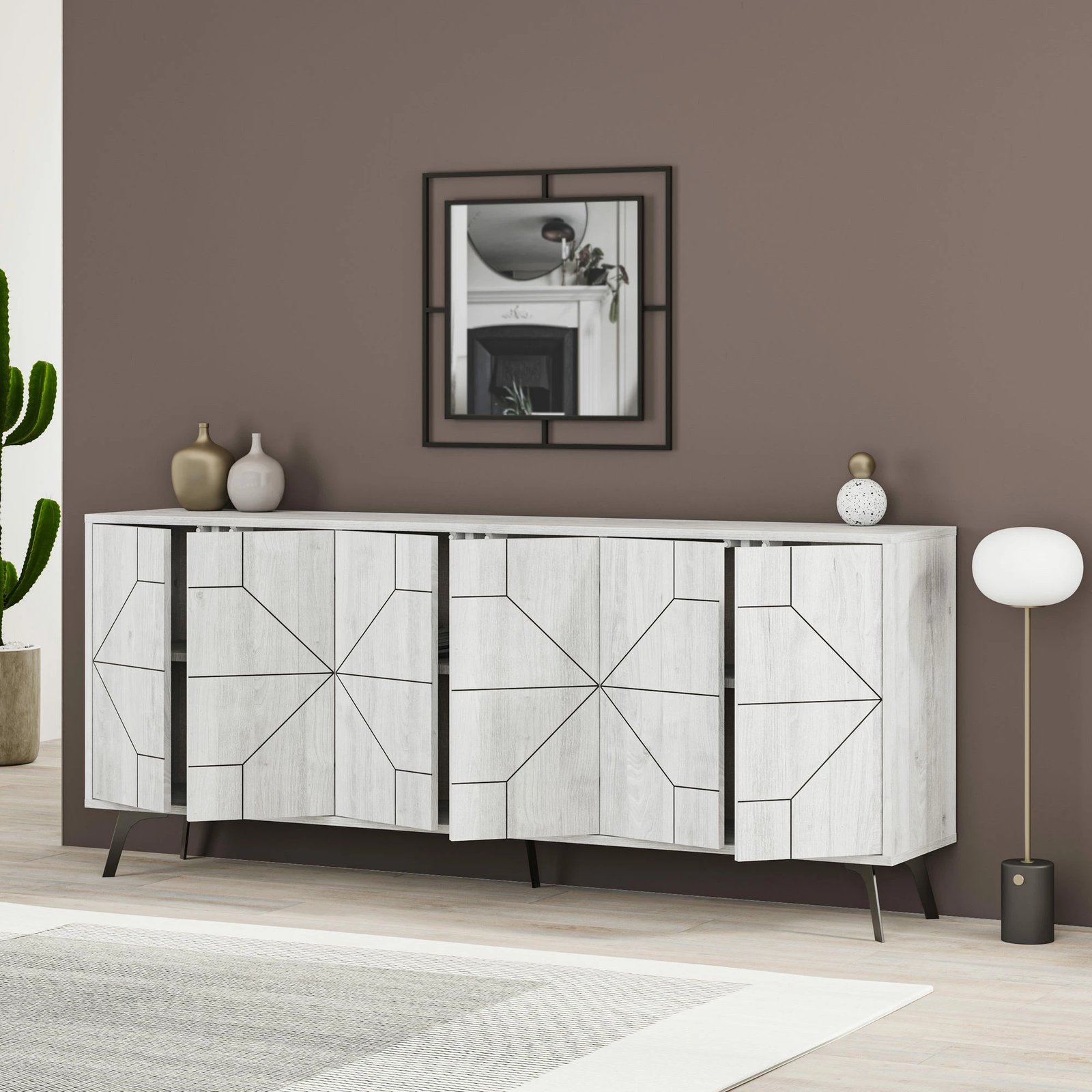 Konsol Skye Decor, Dune 183 - E bardhë antike