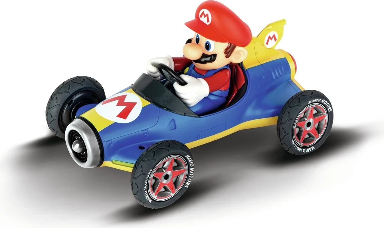 Makina RC Carrera Mario Kart Mach 8, Elektrike, 1:18, Shumëngjyrëshe