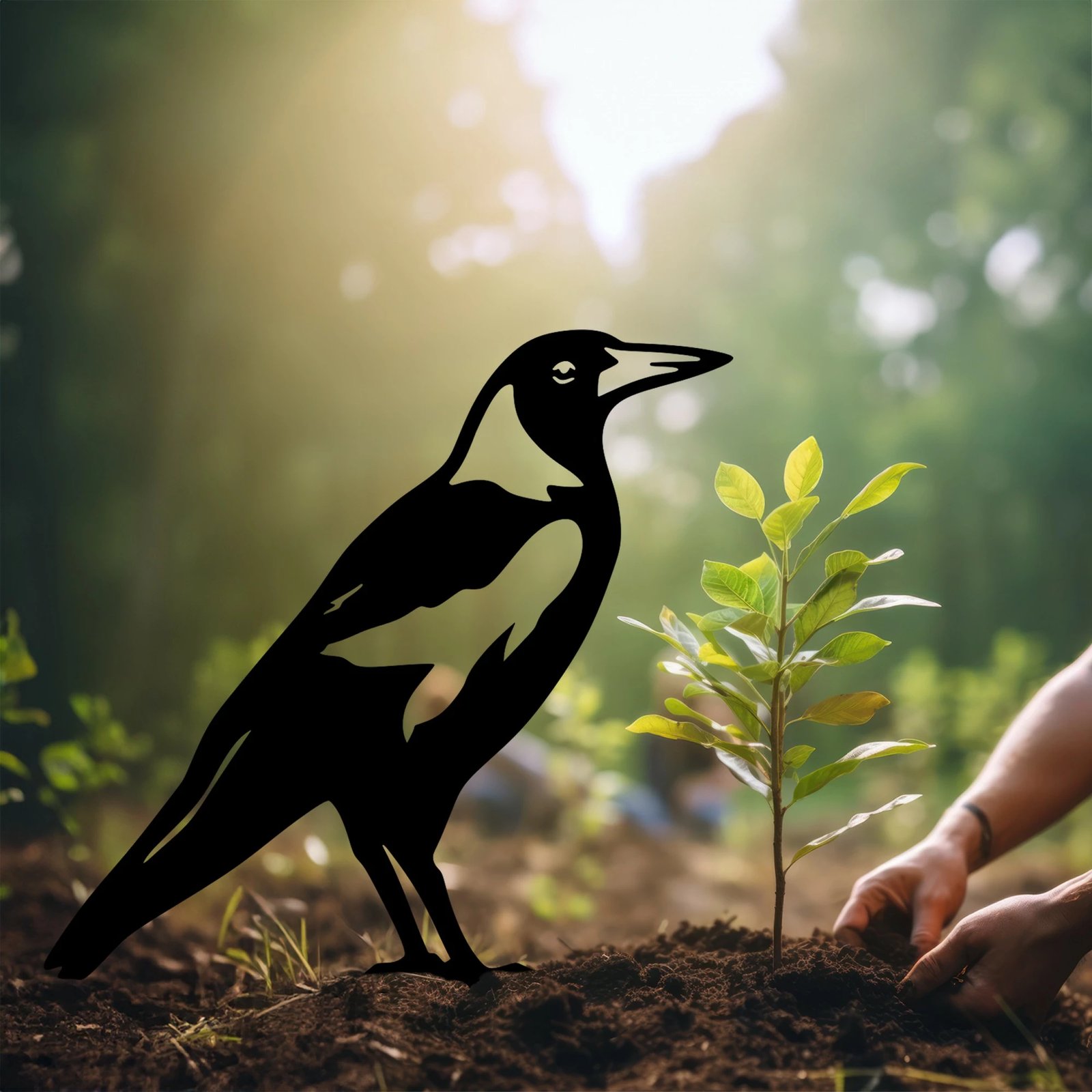 Objekt dekorativ për kopsht, dizajn Aberto, Zogu 02