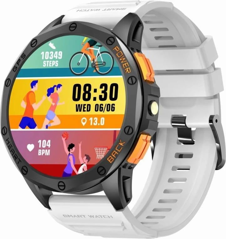 Smartwatch për meshkuj Gravity, e zezë