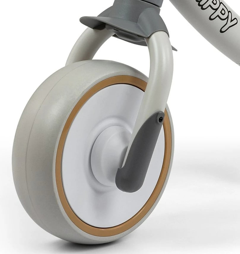 bicikletë pa pedale, Milly Mally, Skippy, kornizë çeliku, rrota EVA pa shpim, sedile e rregullueshme, 18+ muaj, ngjyrë e bardhë