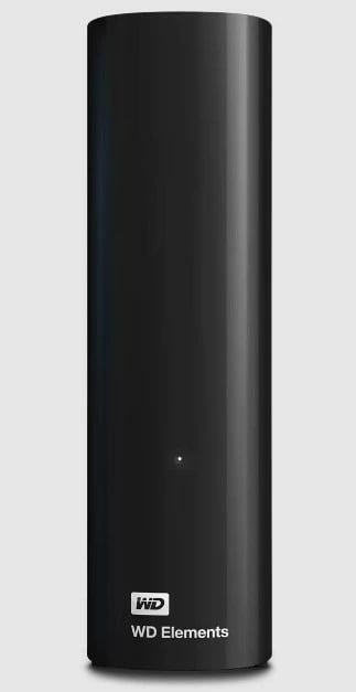 Hard disk Western Digital Elements Desktop, 20 TB, 2.0/3.2 Gen 1, Ngjyrë e zezë