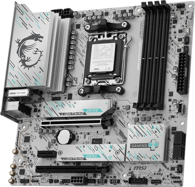 Pllakë amë MSI B850M GAMING PLUS WIFI, Socket AM5, micro ATX, E zezë