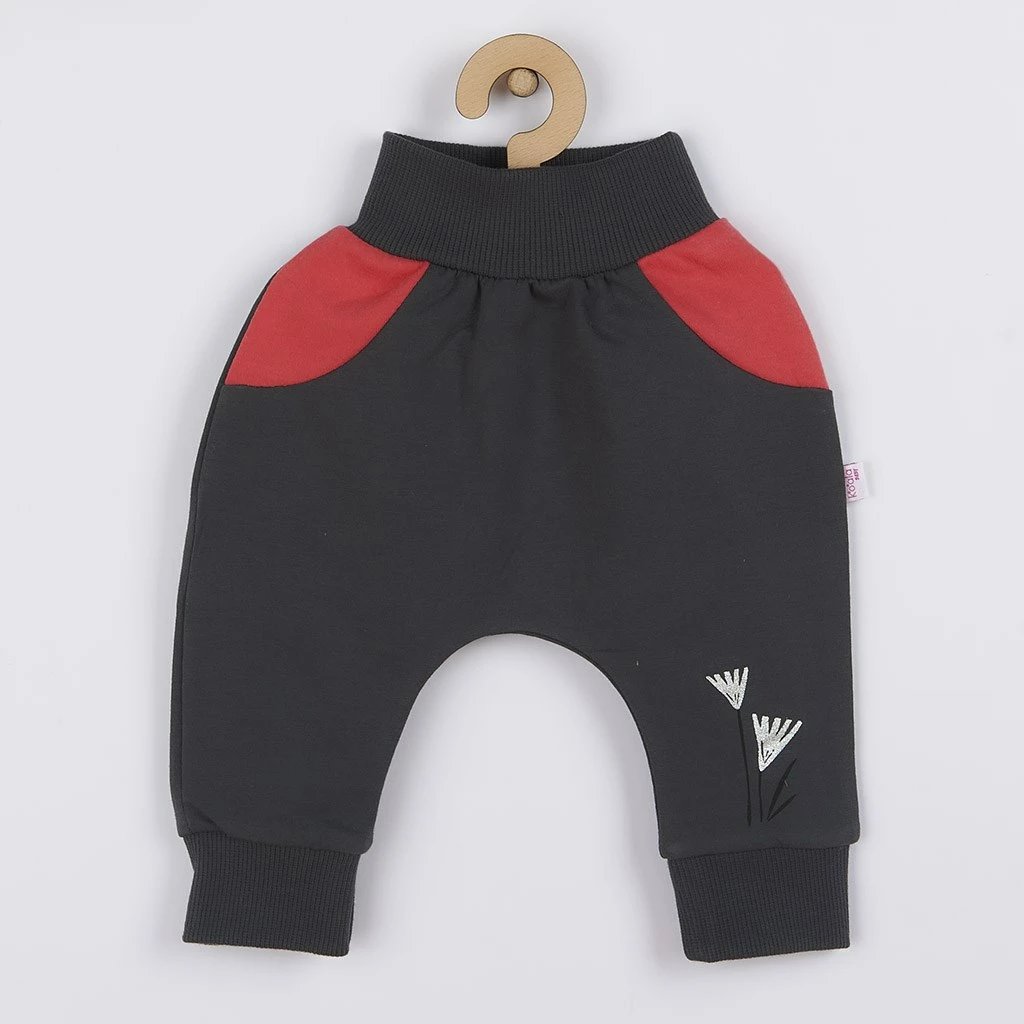 komplet bebe (bluzë + pantallona), KOALA, Birdy, pambuk 100%, madhësi 56 (0-3m), rozë e errët, 2 pjesë