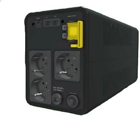 Kasë UPS APC BX750MI-FR, 750VA, 410W, 3 dalje franceze, E zezë