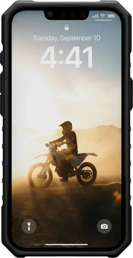 Mbështjellës Urban Armor Gear 114498113131 për celular, Apple, 6.1", TPU, Ash