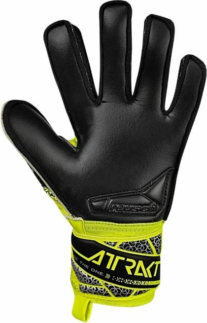 Dorëza portieri Reusch për fëmijë, të zeza dhe të gjelbra