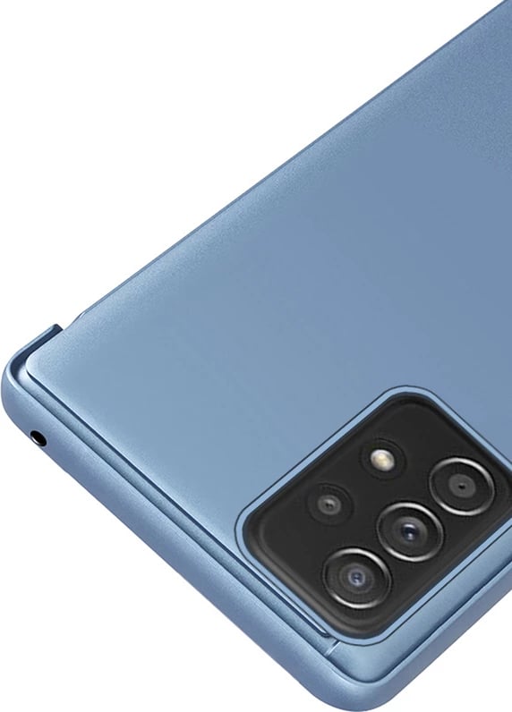 Mbështjellës Hurtel Clear View Case flip cover për Samsung Galaxy A73, rozë