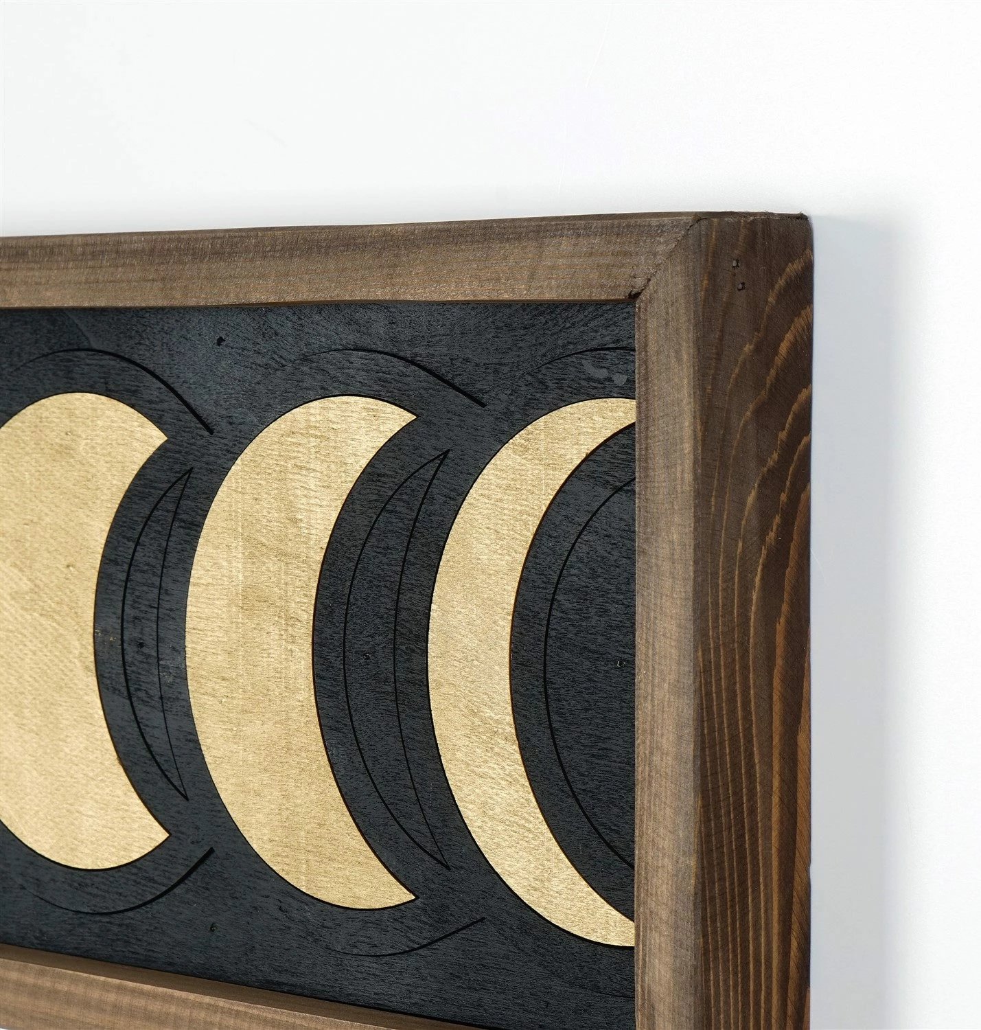 Aksesor dekorativ prej druri për mur, Wallity, ART057