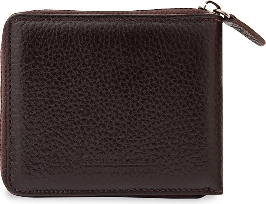 Portofol unisex Zoozie Bags, Carole, ngjyrë kafe