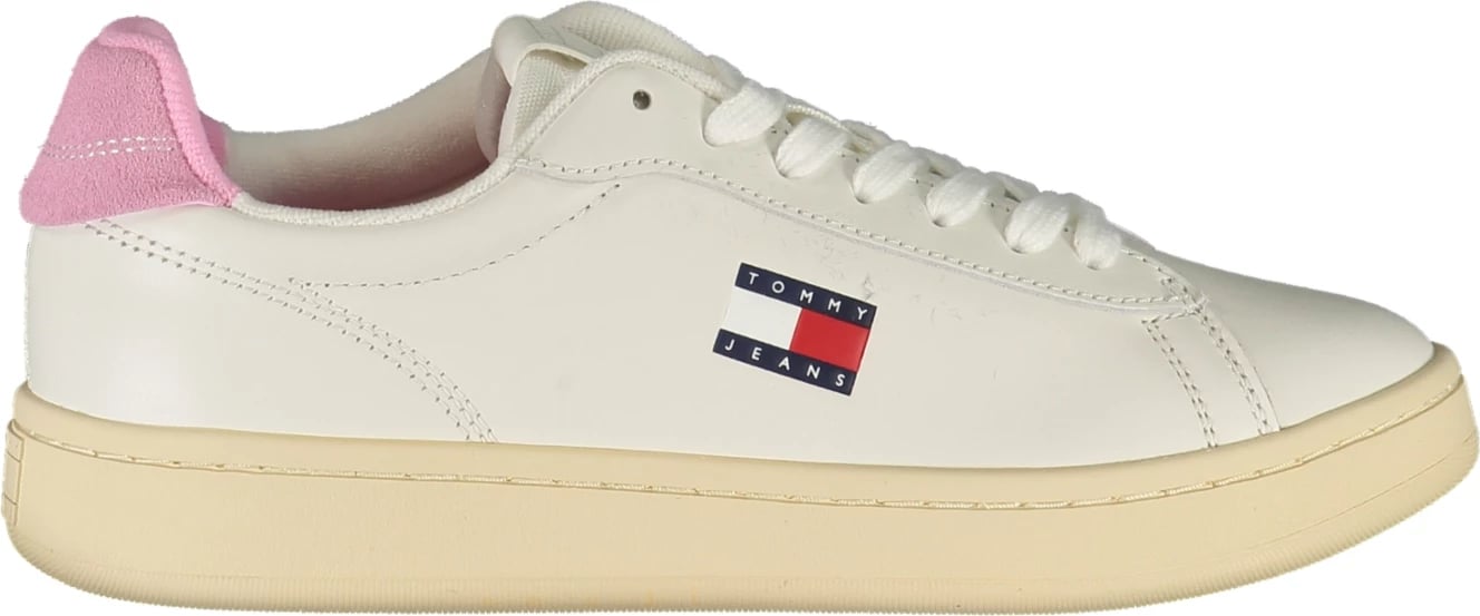 Atlete femra Tommy Hilfiger, të bardha me detaje rozë