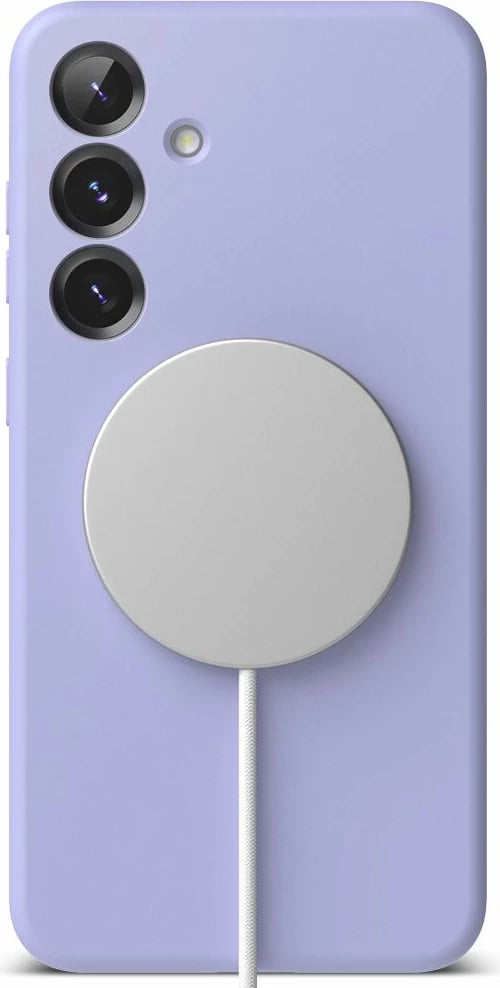 Mbështjellës Ringke Silicone MagSafe për Samsung Galaxy S25+, Violet