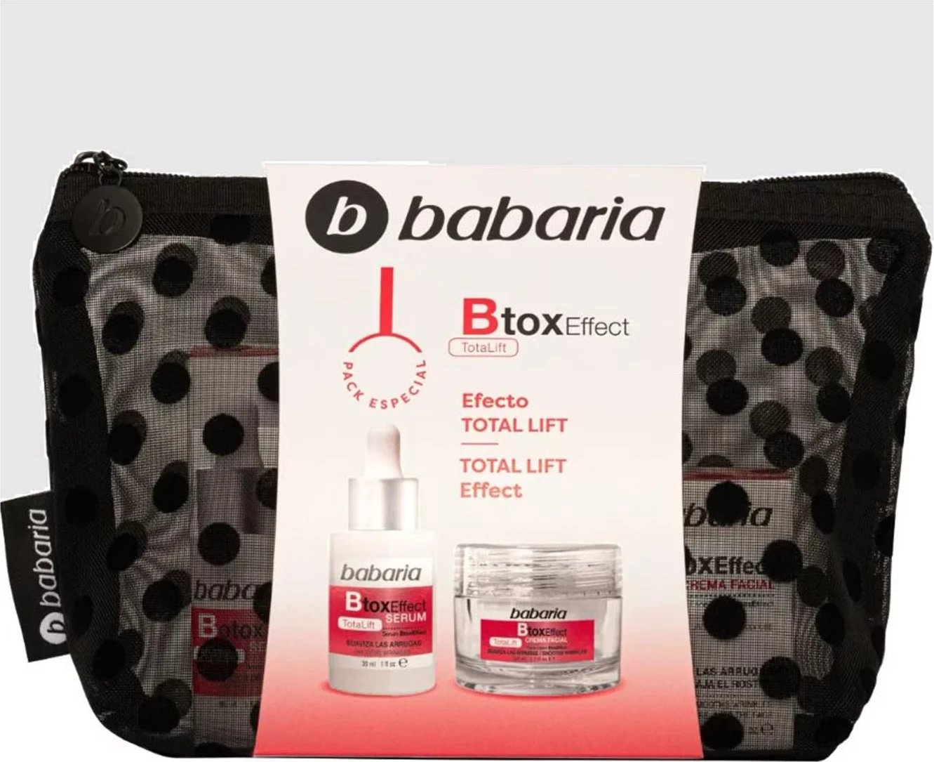 Set kremë fytyre dhe serum Babaria Btox Effect Total Lift unisex 50ml 1 copë