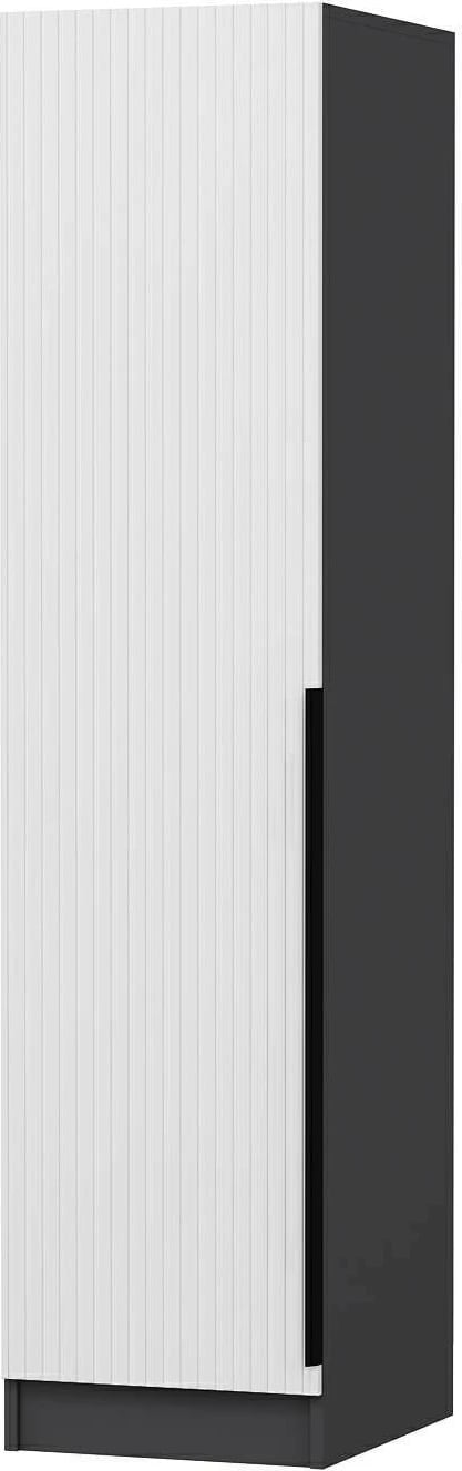 Dollap Skye Decor, Minar Kale - 8769, i bardhë dhe antracit, 45x52x210cm