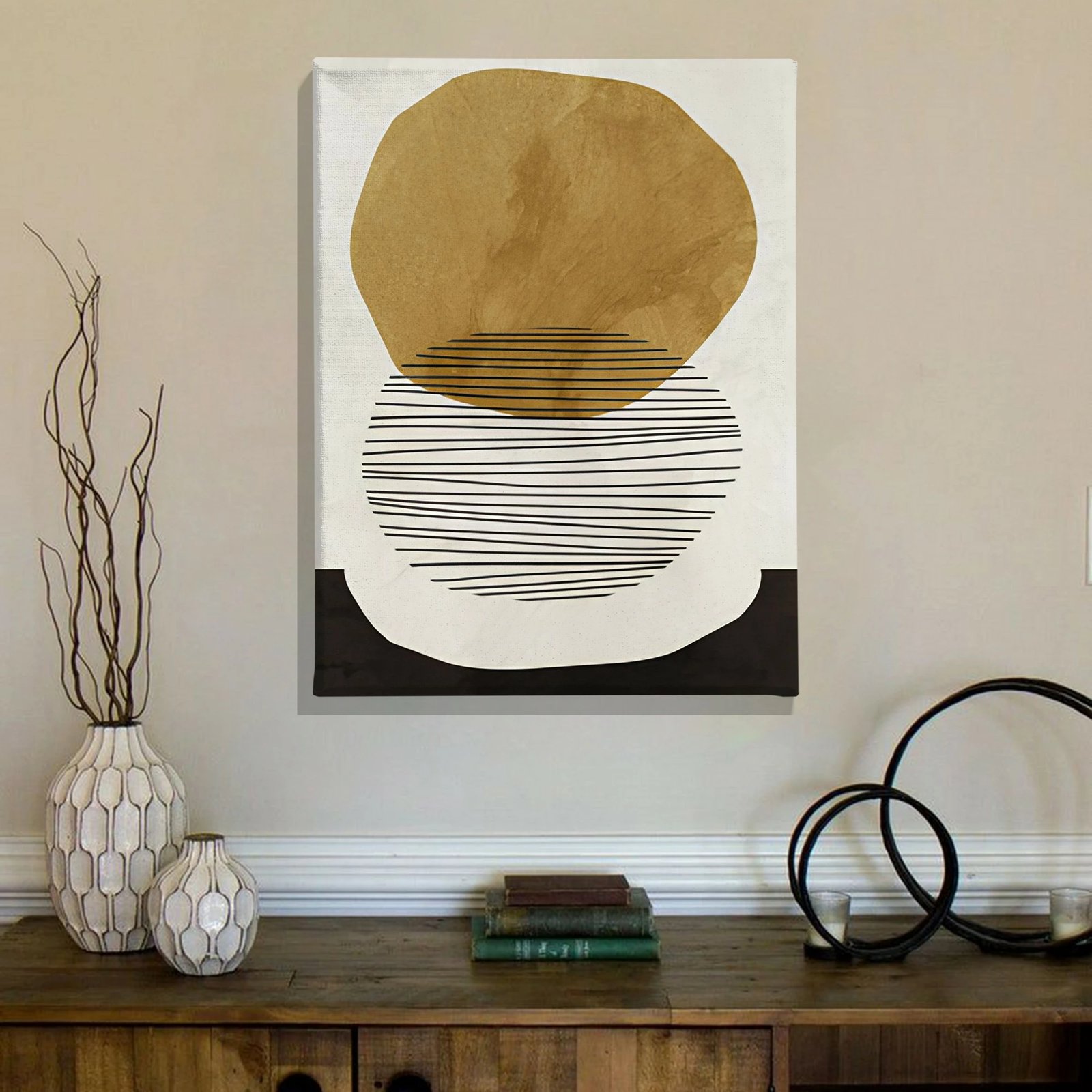 Pikturë dekorative në kanavacë, shumëngjyrëshe, Wallity ASR_CNV25-48, 50x70cm