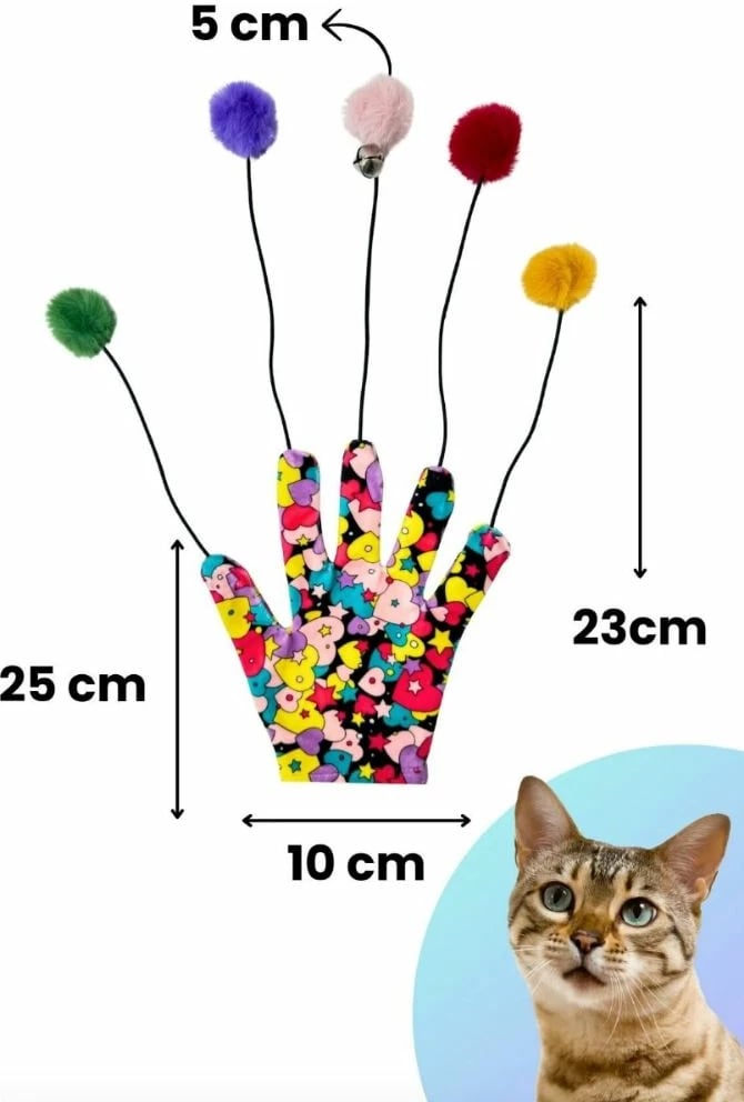 Lodër për mace, Paws & Whiskers, Miyav 1016, shumëngjyrëshe, 45x10cm