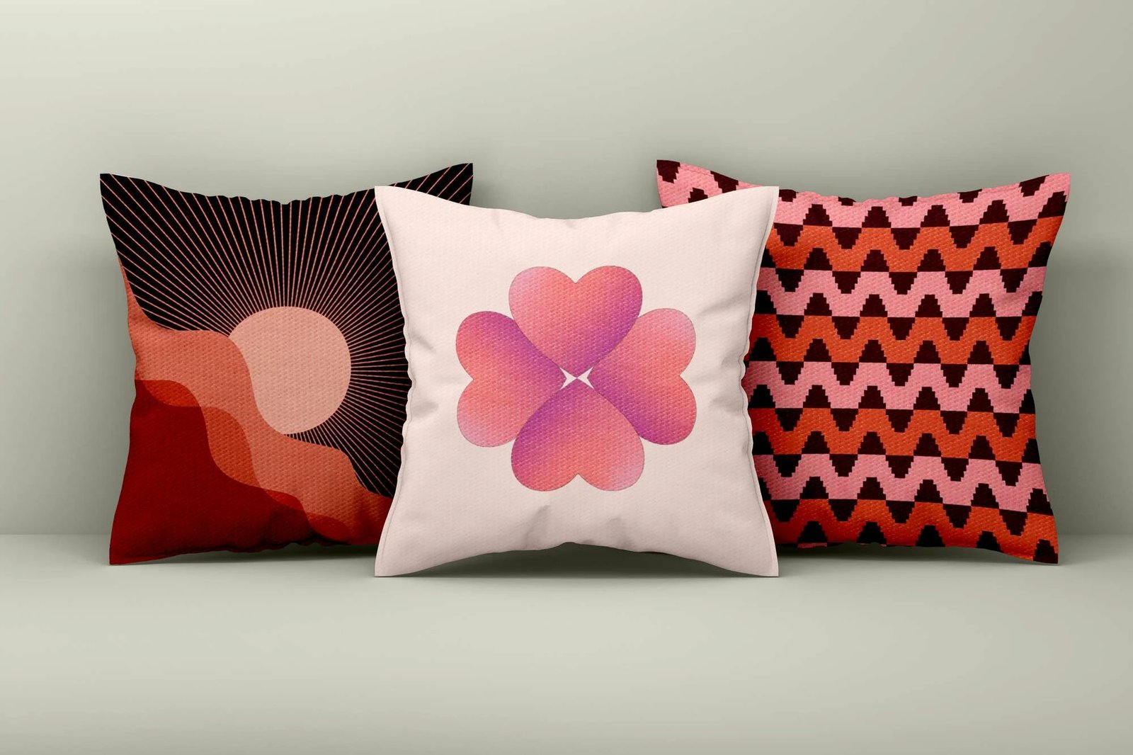 Set mbulesash për jastëkë (3 copë), dizajn Aberto, Asr_plw25 - 27