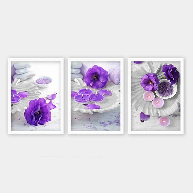 Pikturë dekorative me kornizë (3 copë), Wallity, 3BC_85309030_3545