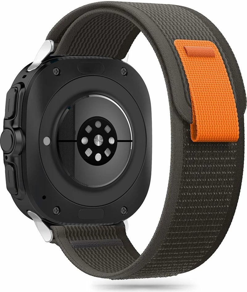 Rrip najloni për smartwatch Tech-Protect për Samsung Galaxy Watch Ultra 47mm, zi/portokalli Rrip najloni për smartwatch Tech-Protect për Samsung Galaxy Watch Ultra 47mm, zi/portokalli