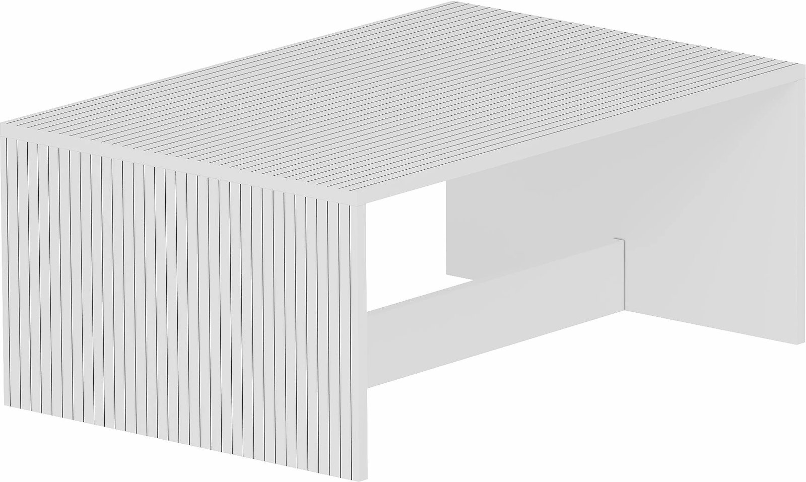 Tavolinë kafeje Skye Decor, Lenna, e bardhë