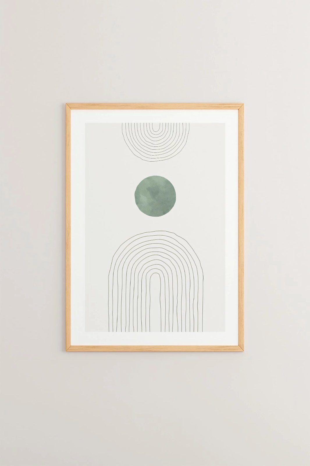 Pikturë dekorative me kornizë, Wallity, Tekhamcerceve16, shumëngjyrëshe, 33x48cm